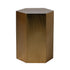 Hexagonal Gold Side Table